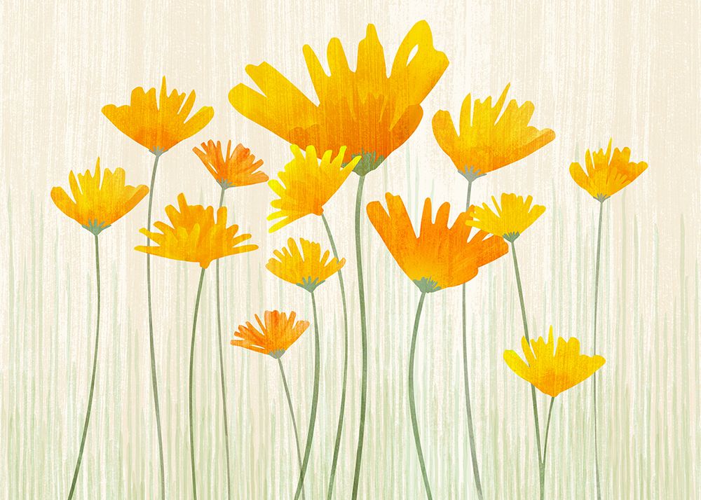 Golden Poppy Field art print by Kristian Gallagher for $57.95 CAD