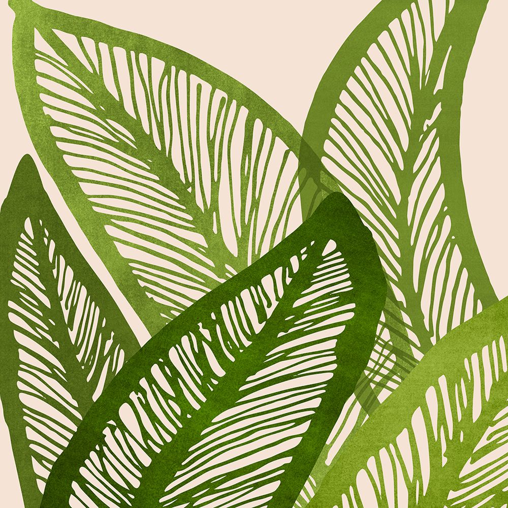 Green Tropics Sq art print by Kristian Gallagher for $57.95 CAD