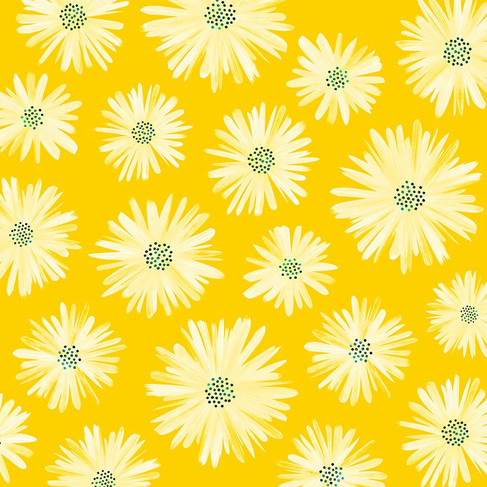 Daisies Pattern art print by Kristian Gallagher for $57.95 CAD