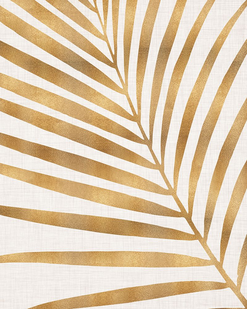 Gold Palm Frond 2 art print by Kristian Gallagher for $57.95 CAD
