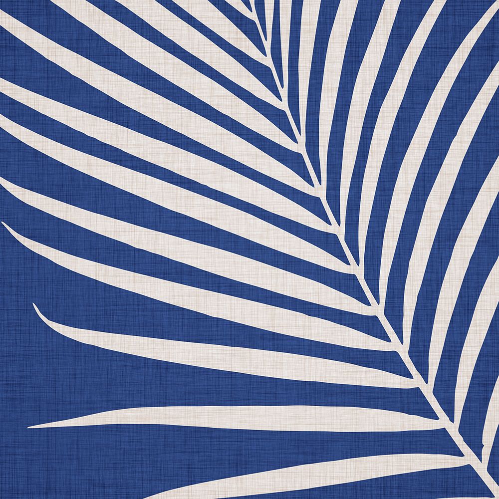 Indigo Palm Leaf art print by Kristian Gallagher for $57.95 CAD