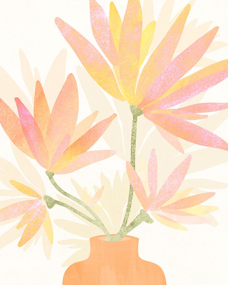 Sweet Pink Floral 4x5 art print by Kristian Gallagher for $57.95 CAD