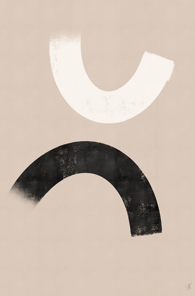 Beige abstract No.3 art print by Anne-Marie Volfova for $57.95 CAD