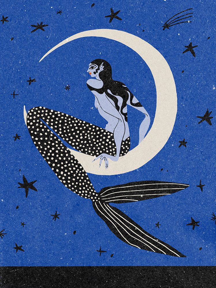 Mermaid art print by Nktn for $57.95 CAD