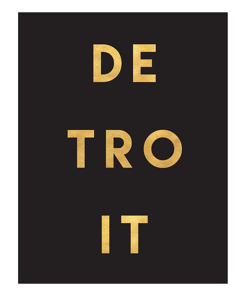 1 Gold On Black City Names 25 art print by Emiliano Deificus for $57.95 CAD