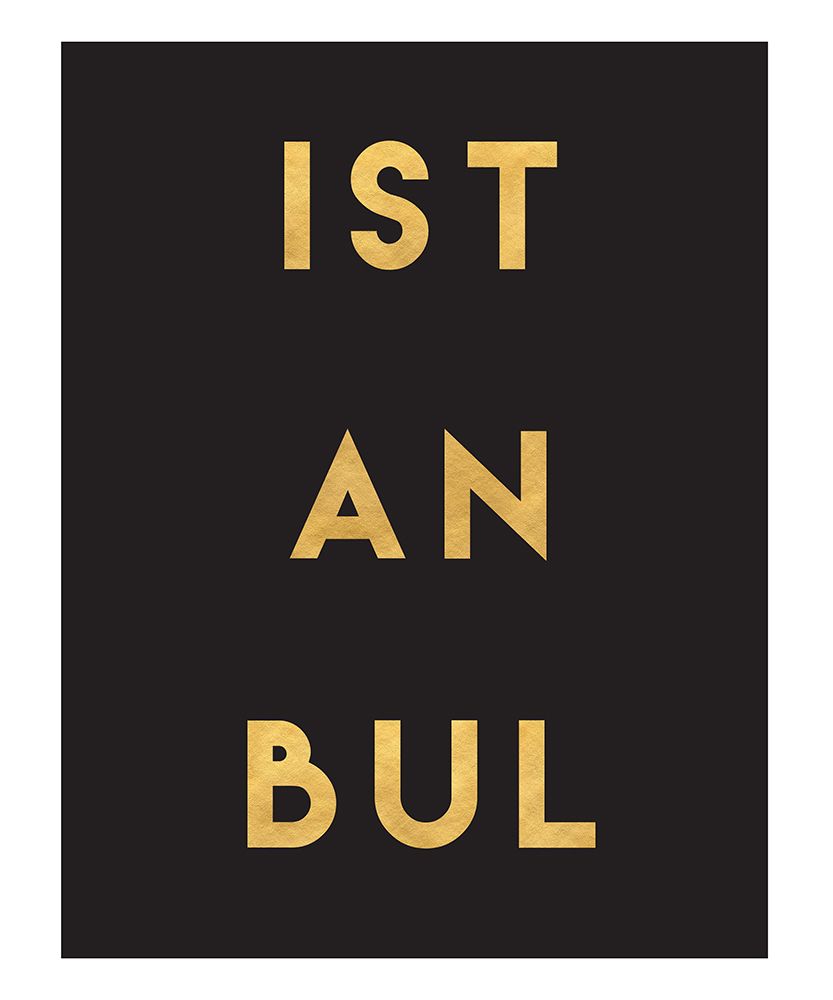 1 Gold On Black City Names 35 art print by Emiliano Deificus for $57.95 CAD