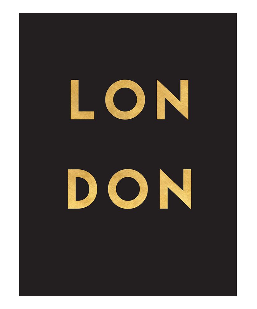1 Gold On Black City Names 41 art print by Emiliano Deificus for $57.95 CAD