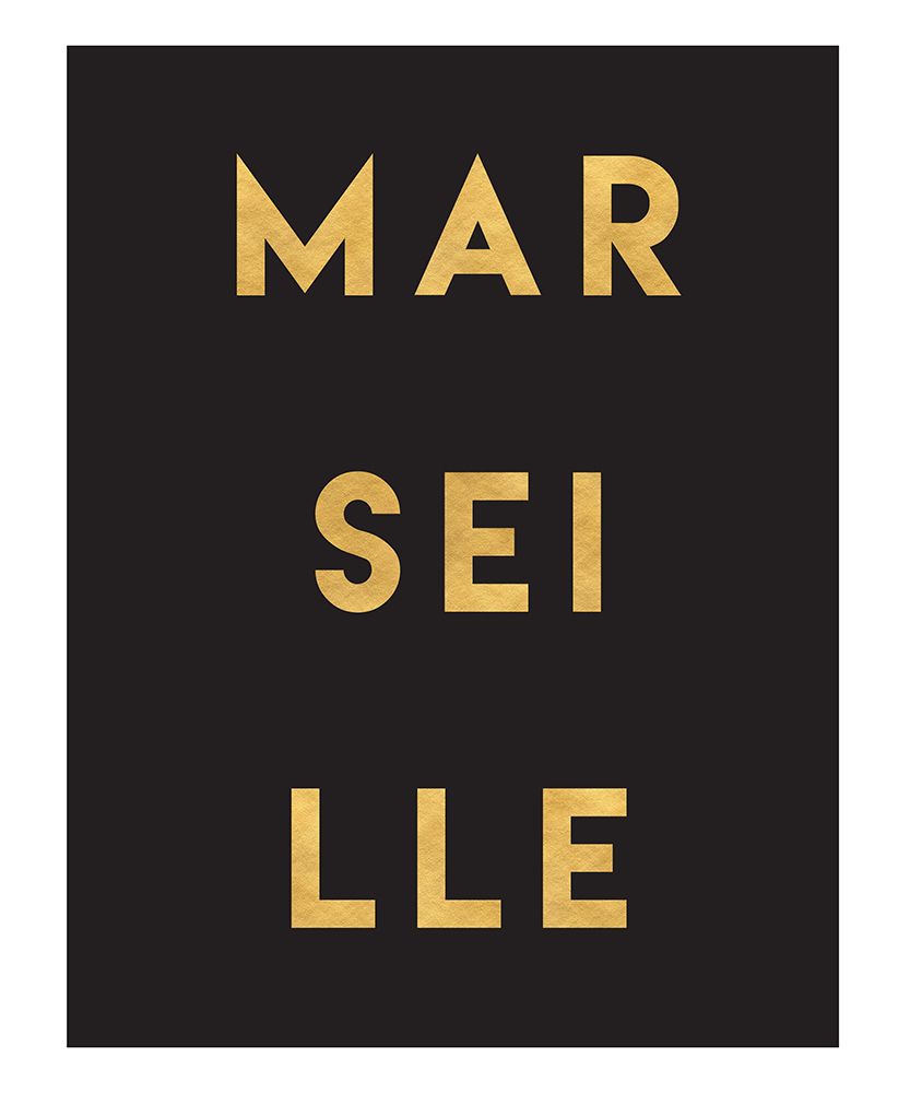 1 Gold On Black City Names 48 art print by Emiliano Deificus for $57.95 CAD