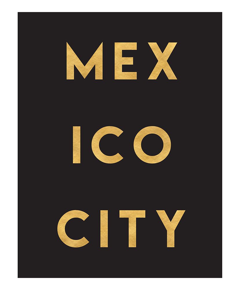 1 Gold On Black City Names 52 art print by Emiliano Deificus for $57.95 CAD