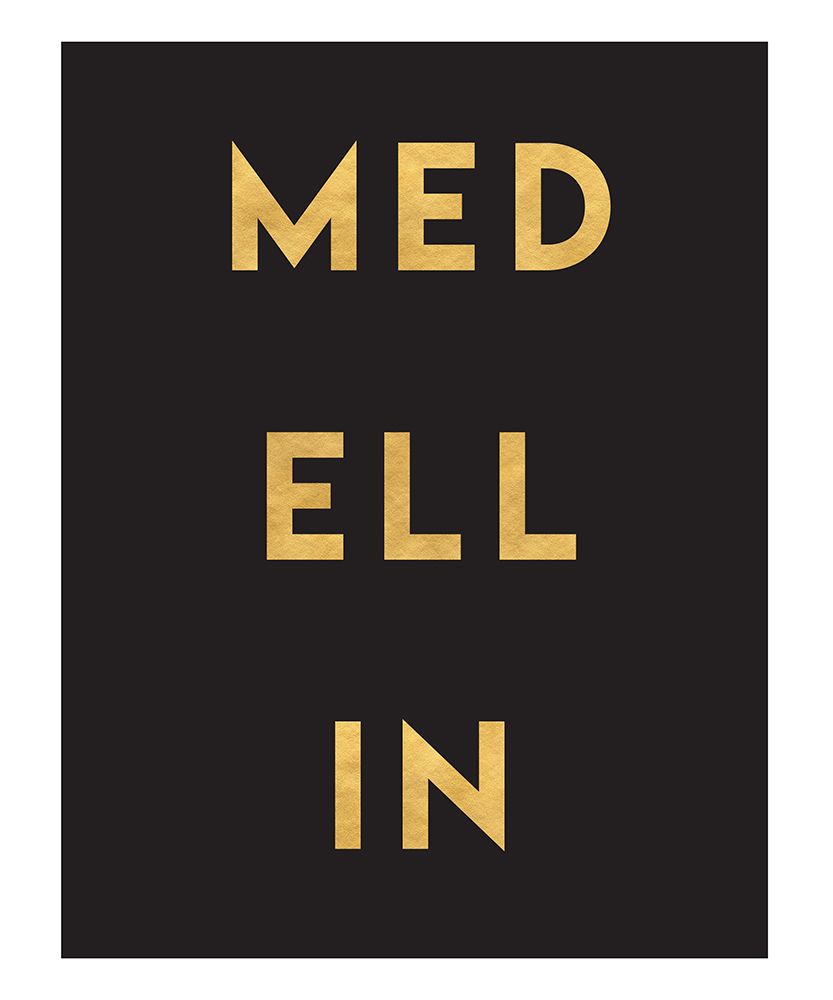1 Gold On Black City Names 49 art print by Emiliano Deificus for $57.95 CAD