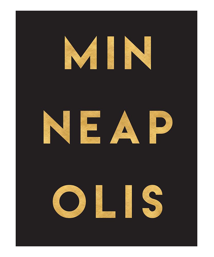 1 Gold On Black City Names 55 art print by Emiliano Deificus for $57.95 CAD