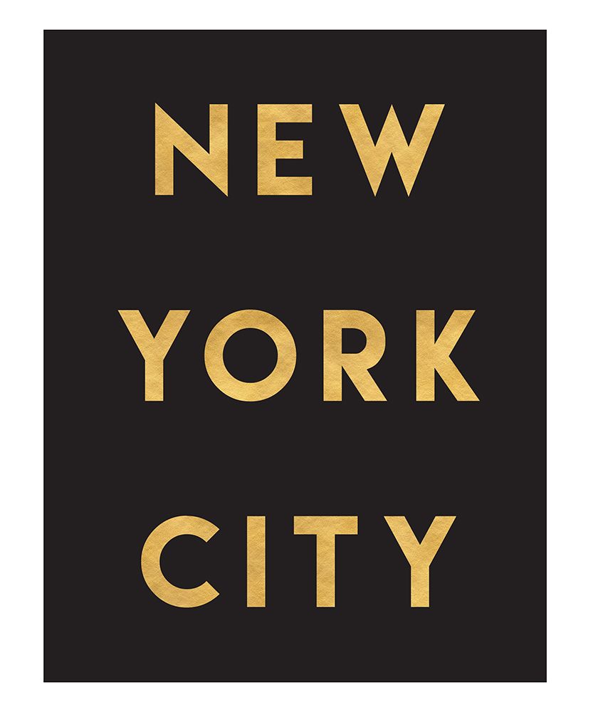 1 Gold On Black City Names 61 art print by Emiliano Deificus for $57.95 CAD
