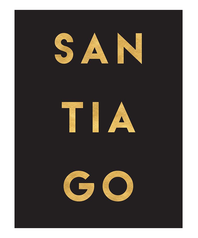 1 Gold On Black City Names 76 art print by Emiliano Deificus for $57.95 CAD