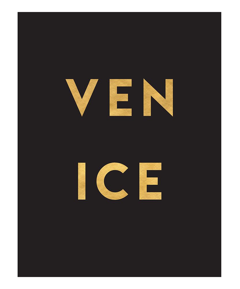 1 Gold On Black City Names 91 art print by Emiliano Deificus for $57.95 CAD