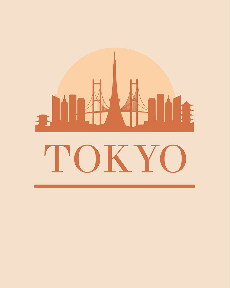 Black Skyline Earth Tone 88 art print by Emiliano Deificus for $57.95 CAD
