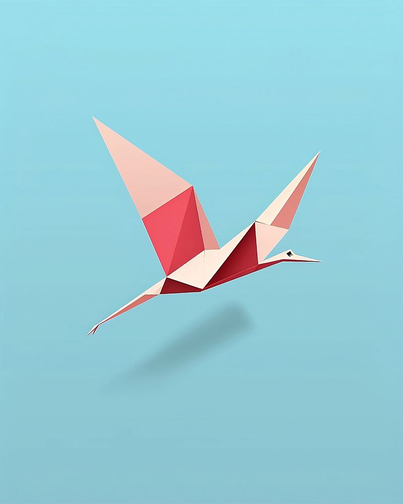 Origami Bird.png art print by Emiliano Deificus for $57.95 CAD