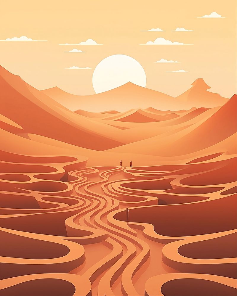 Desert Mind.png art print by Emiliano Deificus for $57.95 CAD