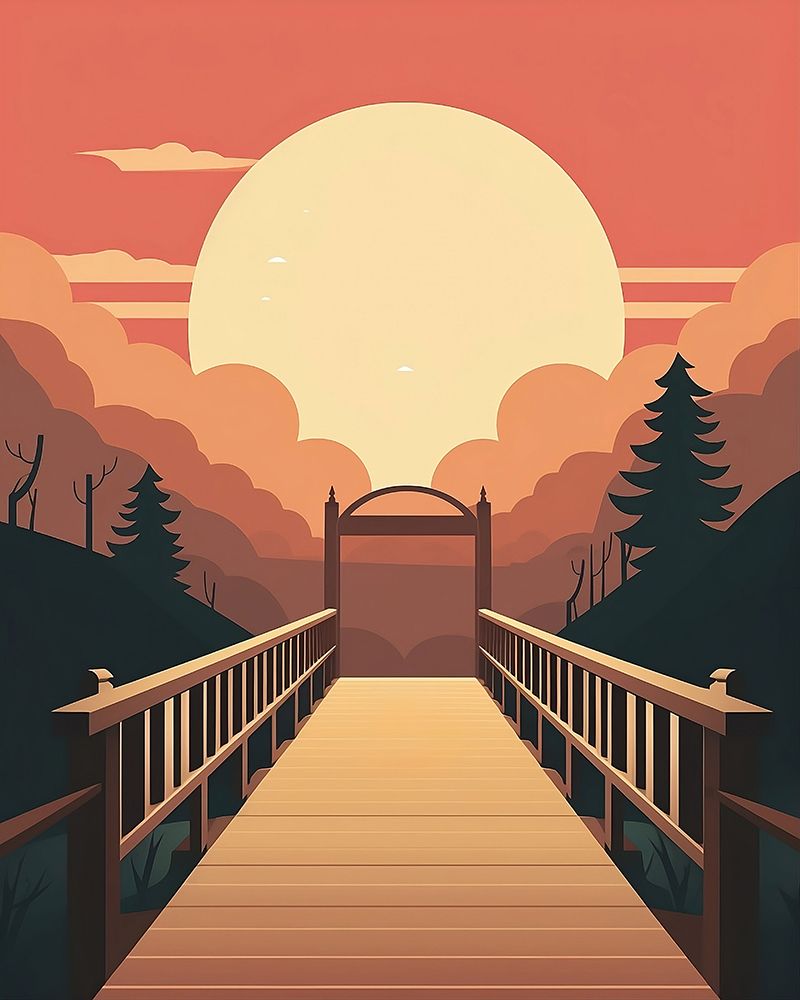 Bridge To Peace.png art print by Emiliano Deificus for $57.95 CAD