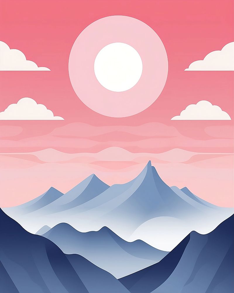 Pink Summit.png art print by Emiliano Deificus for $57.95 CAD