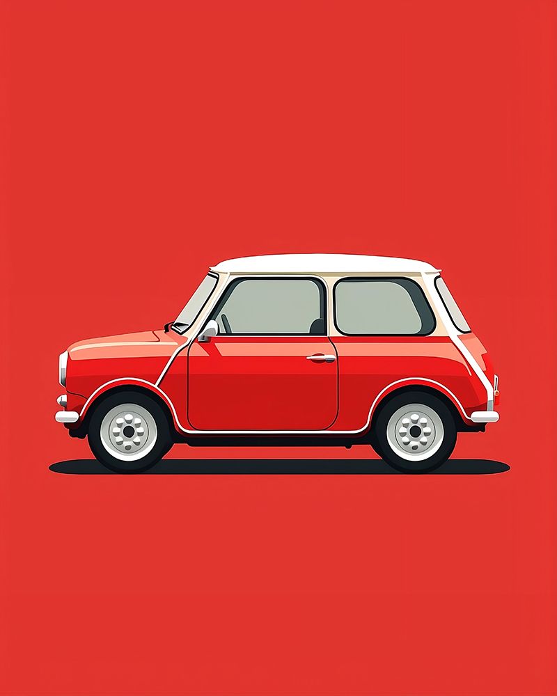 1963 Mini Cooper.png art print by Emiliano Deificus for $57.95 CAD