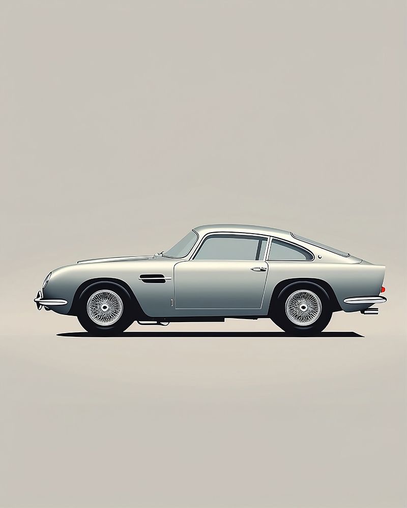 1964 Aston Martin Db5.png art print by Emiliano Deificus for $57.95 CAD