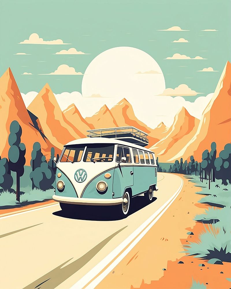 1970 Roadtrip.png art print by Emiliano Deificus for $57.95 CAD