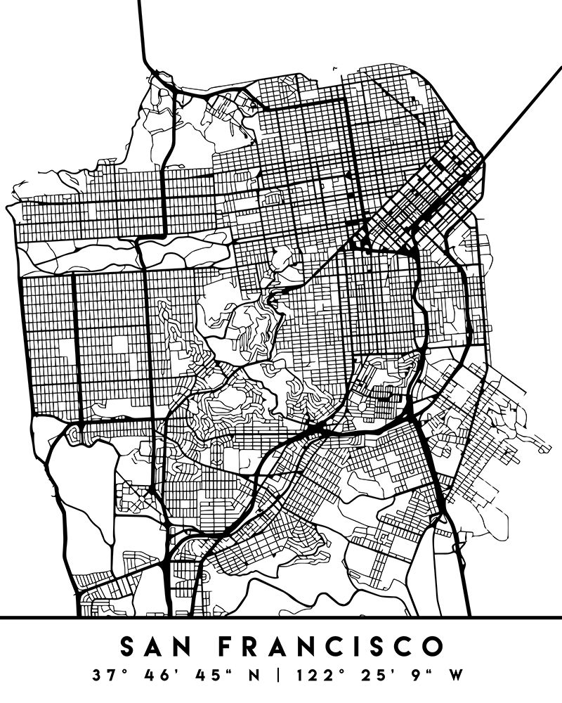 Black Maps 75 art print by Emiliano Deificus for $57.95 CAD