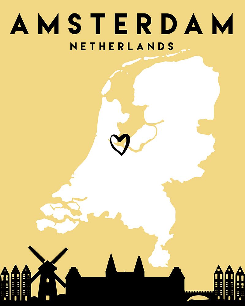 City Love Maps 03 art print by Emiliano Deificus for $57.95 CAD