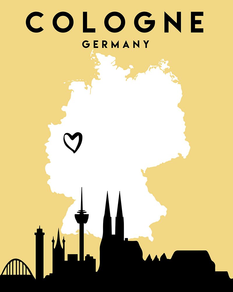 City Love Maps 22 art print by Emiliano Deificus for $57.95 CAD