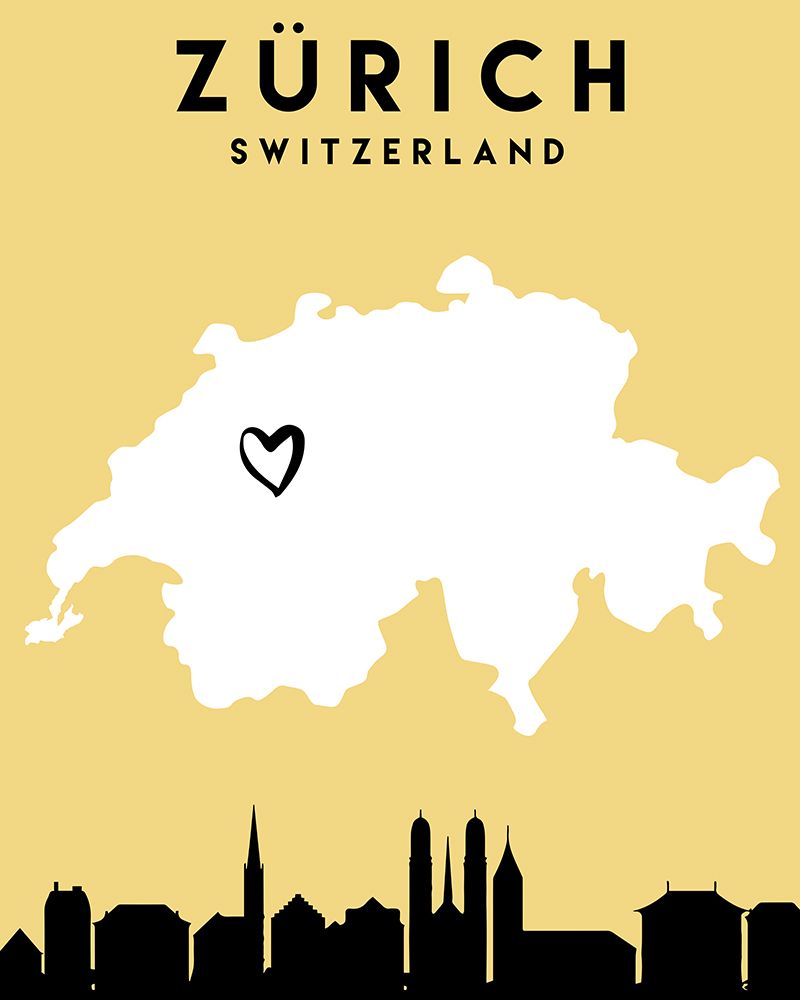 City Love Maps 95 art print by Emiliano Deificus for $57.95 CAD