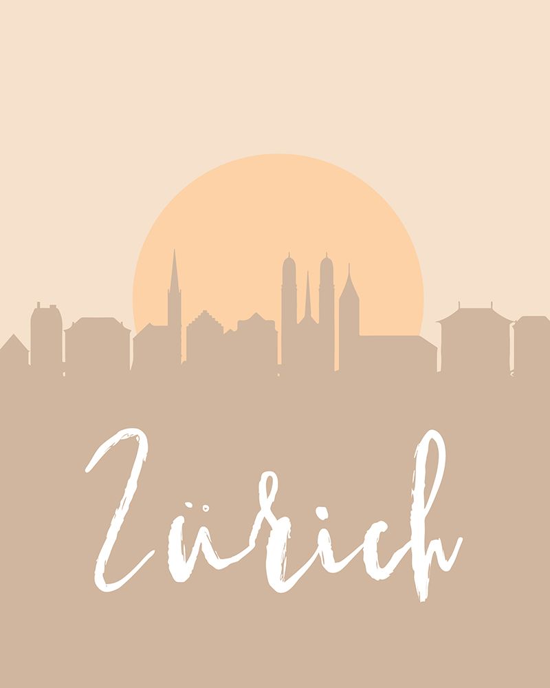 Skyline Earth Tone 2 95 art print by Emiliano Deificus for $57.95 CAD