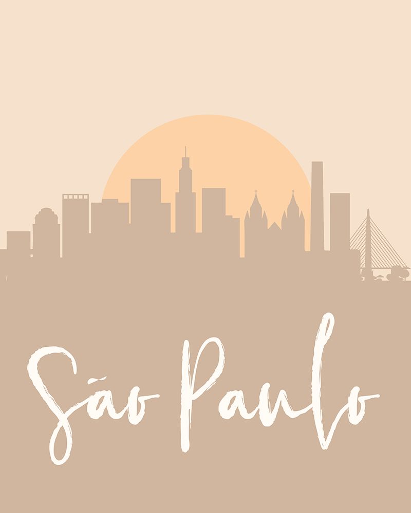 Skyline Earth Tone 2 77 art print by Emiliano Deificus for $57.95 CAD