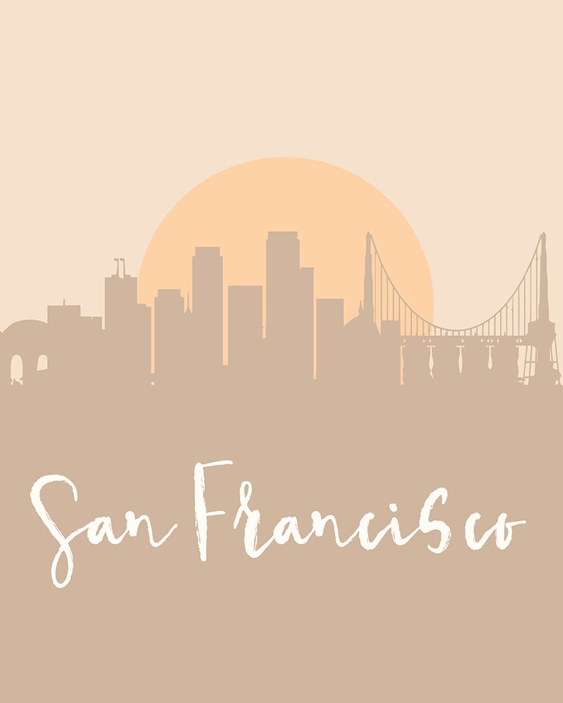 Skyline Earth Tone 2 75 art print by Emiliano Deificus for $57.95 CAD
