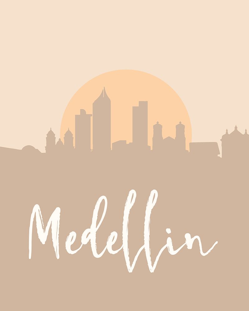 Skyline Earth Tone 2 49 art print by Emiliano Deificus for $57.95 CAD