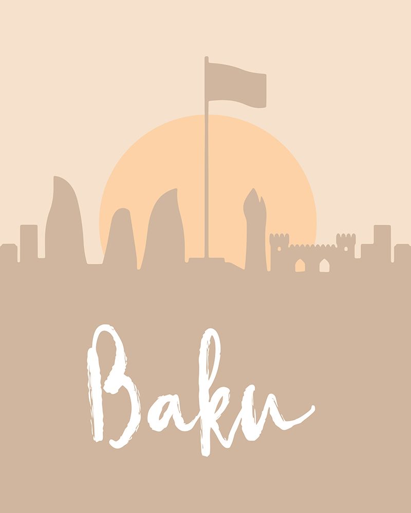 Skyline Earth Tone 2 06 art print by Emiliano Deificus for $57.95 CAD