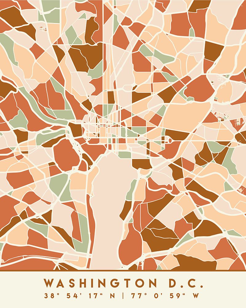 Black Maps Earth Tones 93 art print by Emiliano Deificus for $57.95 CAD
