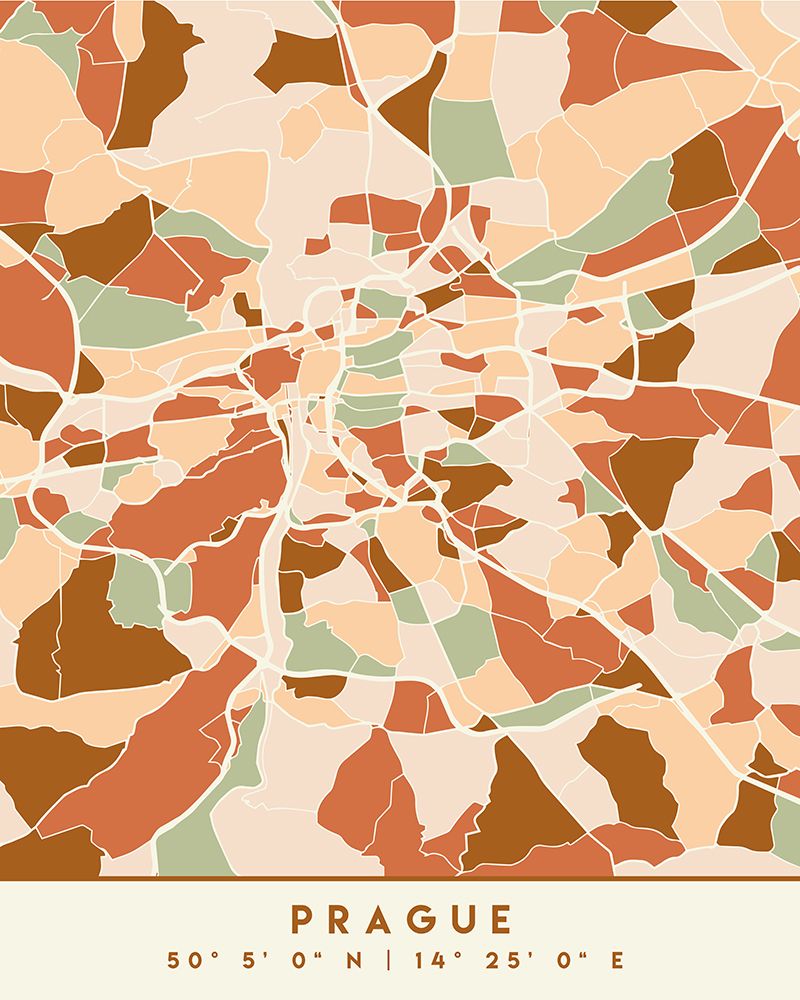 Black Maps Earth Tones 69 art print by Emiliano Deificus for $57.95 CAD