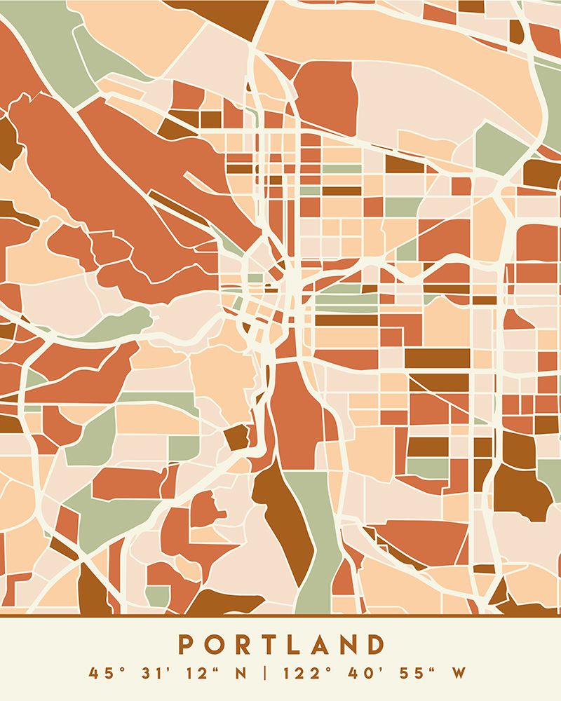 Black Maps Earth Tones 68 art print by Emiliano Deificus for $57.95 CAD