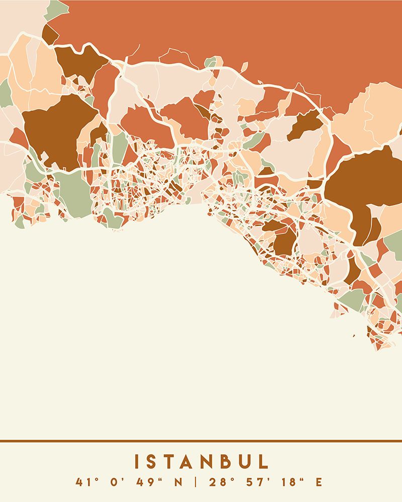 Black Maps Earth Tones 35 art print by Emiliano Deificus for $57.95 CAD