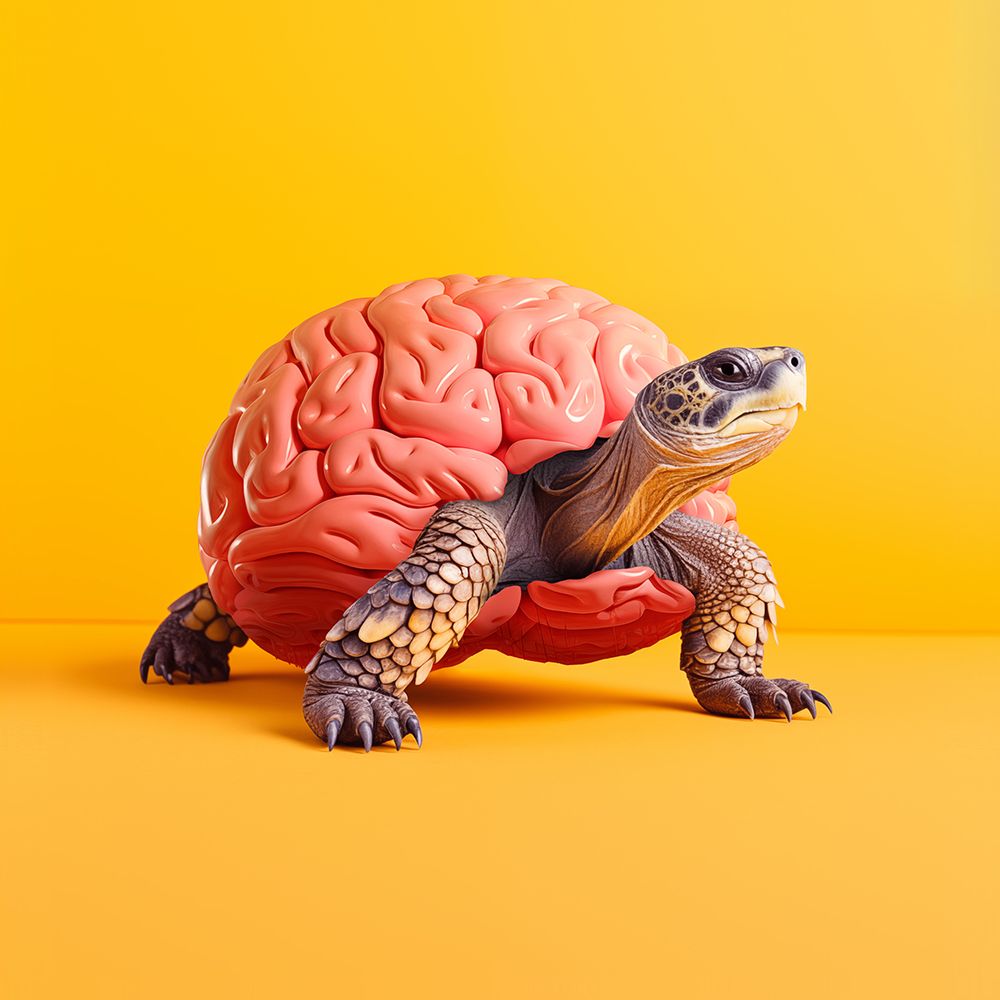 Slow Brain art print by Artem Pozdniakov for $57.95 CAD