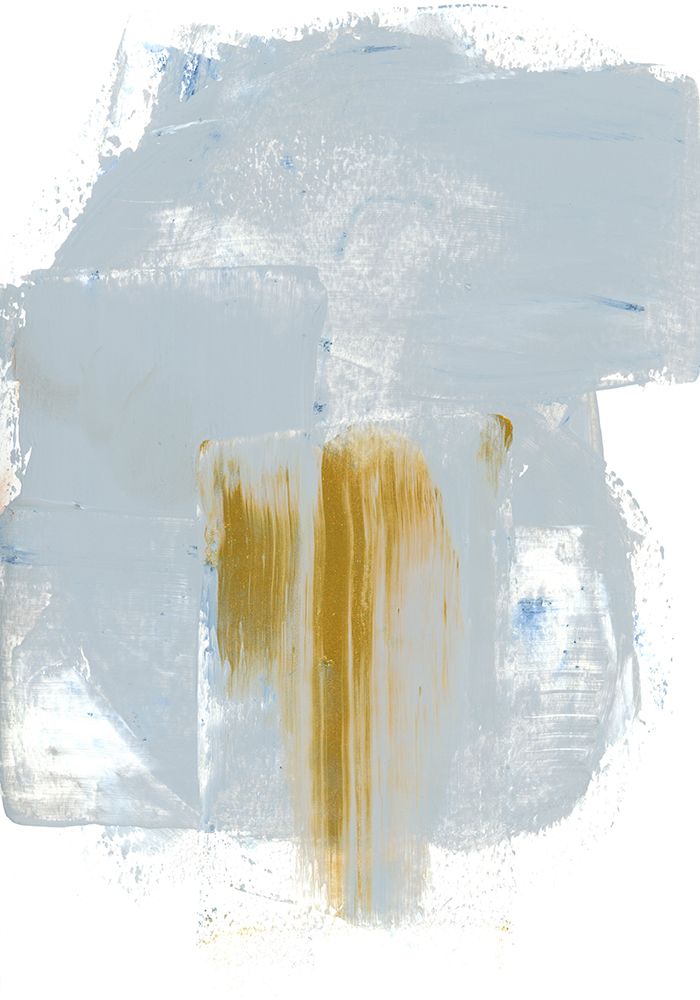 Grey Blue Gold art print by Iris Lehnhardt for $57.95 CAD