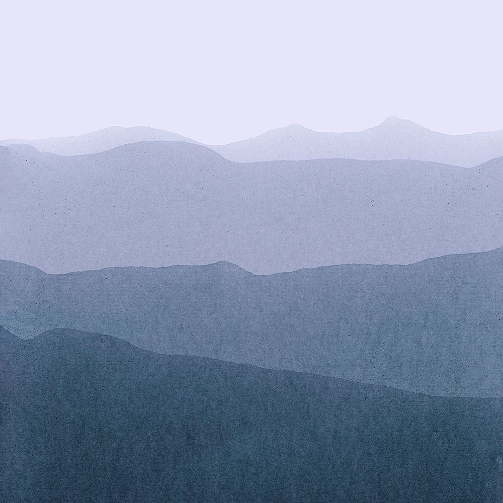 Gradient Landscape Mountains art print by Iris Lehnhardt for $57.95 CAD