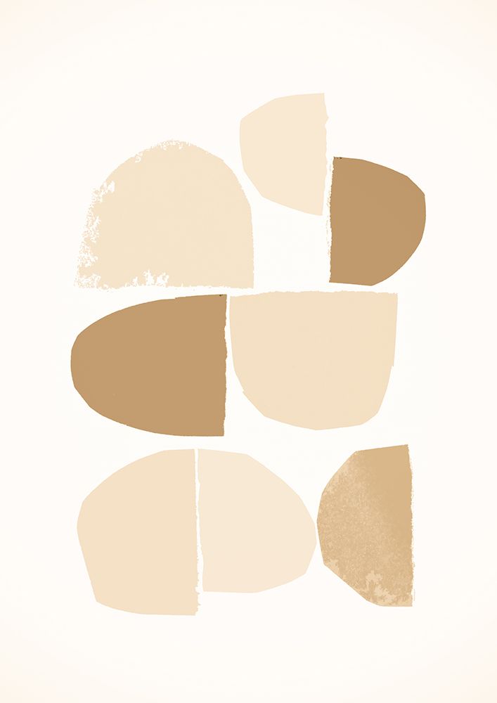 Minimalist Collage Neutral art print by Iris Lehnhardt for $57.95 CAD