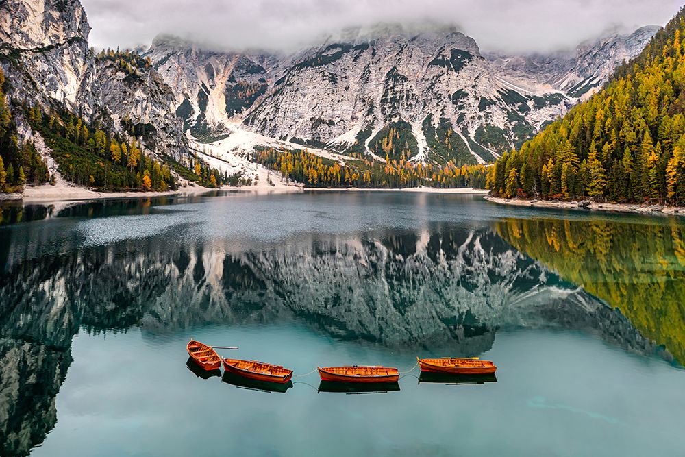 Lago di Braies art print by Gilad Topaz for $57.95 CAD