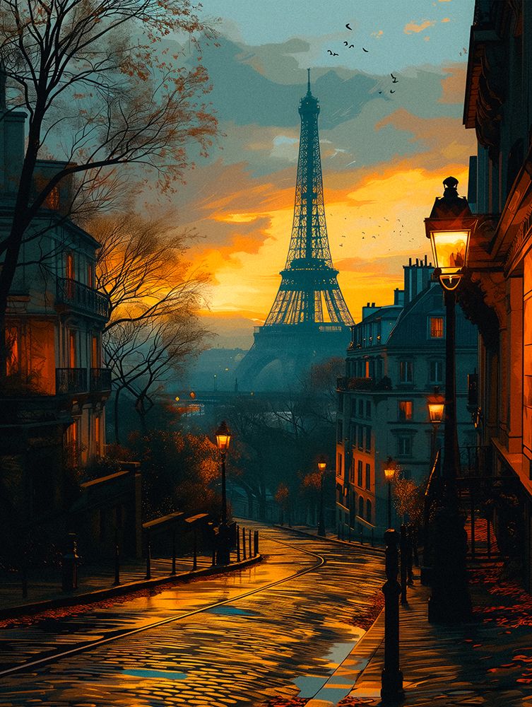 Welcome to Paris art print by Taudalpoi for $57.95 CAD