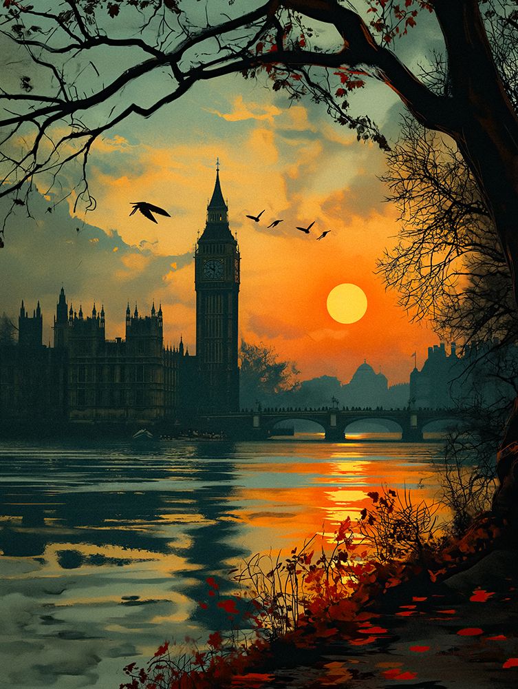 View from the Thames art print by Taudalpoi for $57.95 CAD