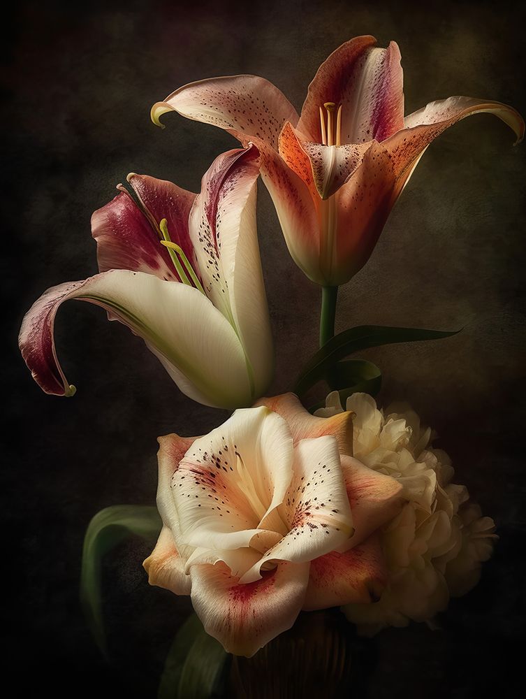 Vintage Flowers 5 art print by Bilge Paksoylu for $57.95 CAD
