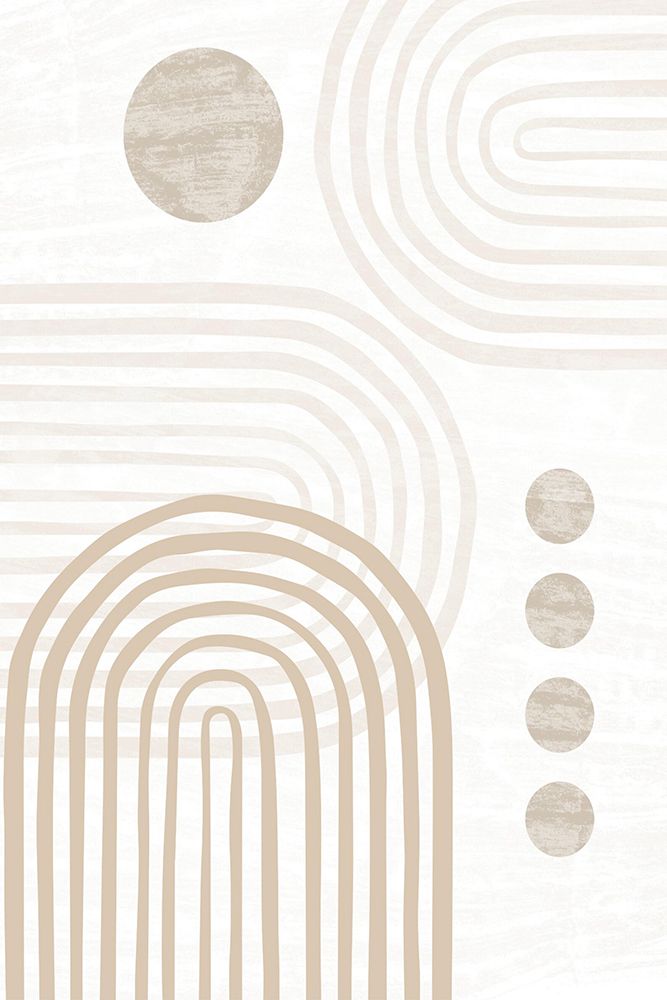 Boho in beige art print by Sally Ann Moss for $57.95 CAD