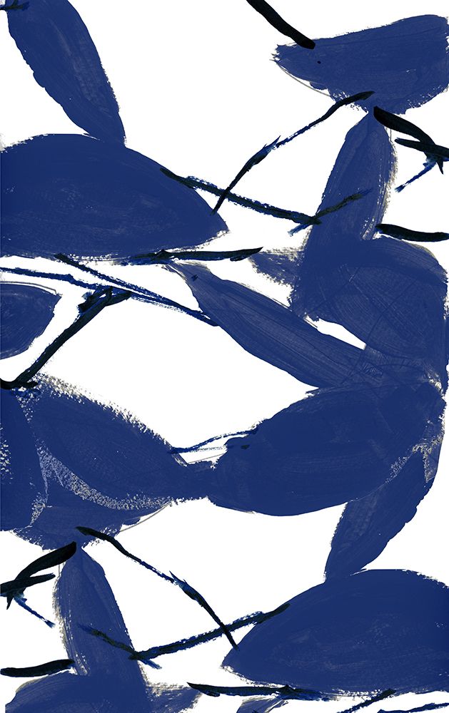 Blue Floral No2 art print by cartissi for $57.95 CAD