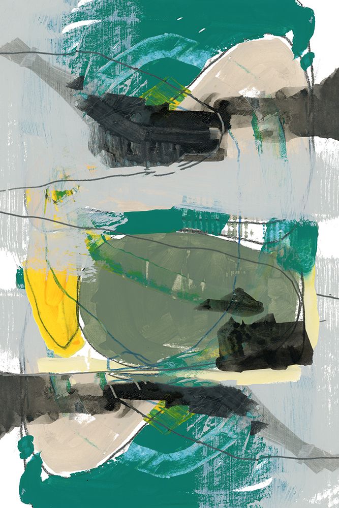 Contemporary Green No1 art print by Cartissi for $57.95 CAD